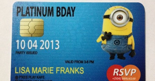 Credit cards with Minions pictures04
